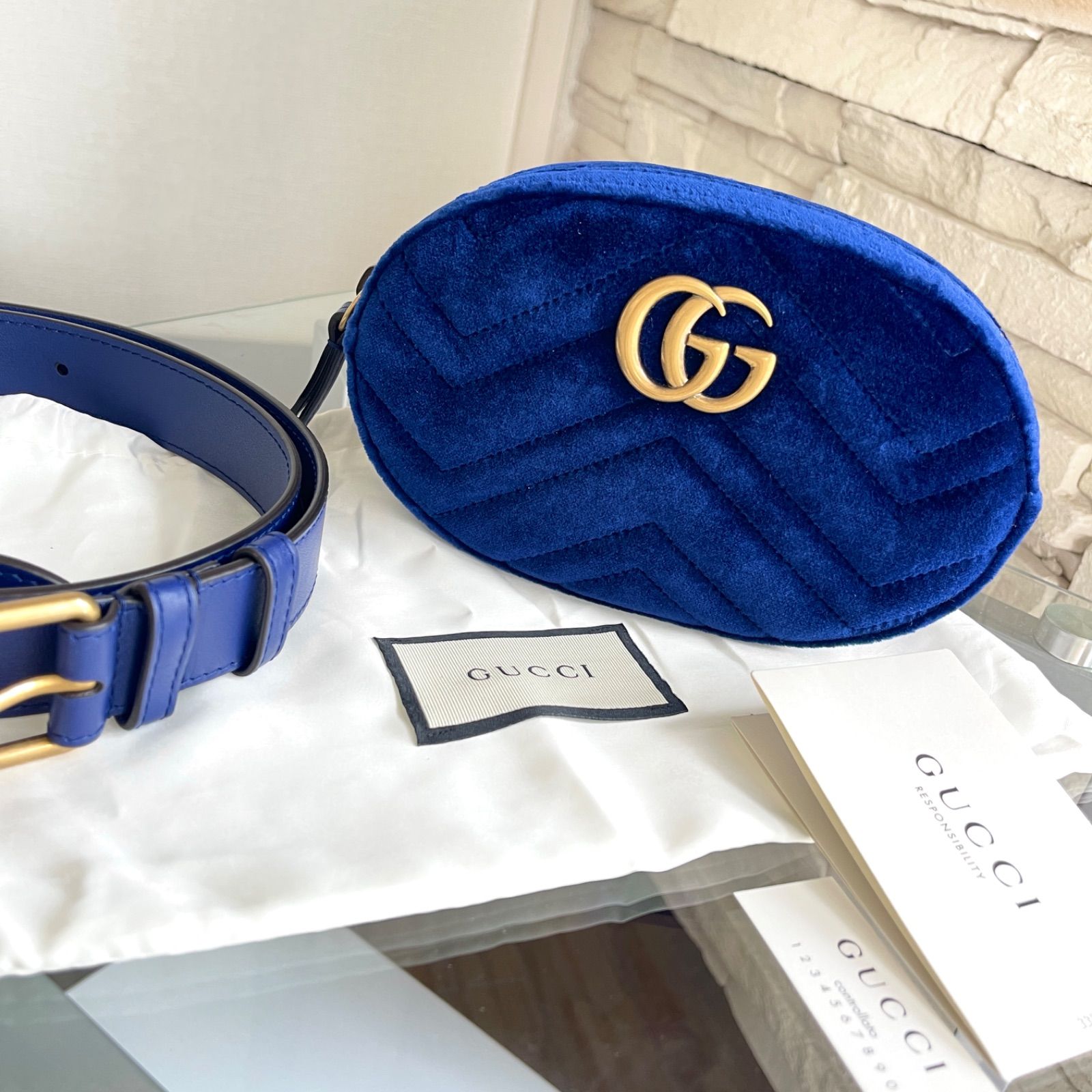 新品未使用】GUCCI GGマーモント キーポーチ ust.md