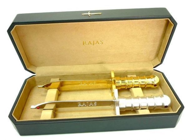 限定⭐️ラジャス ビューティーバー&イオンゴールド⭐️2点セット❣️RAJAS RAJAS ラジャス 剣＆水晶 大理石 専用ケース セット 新リンパ