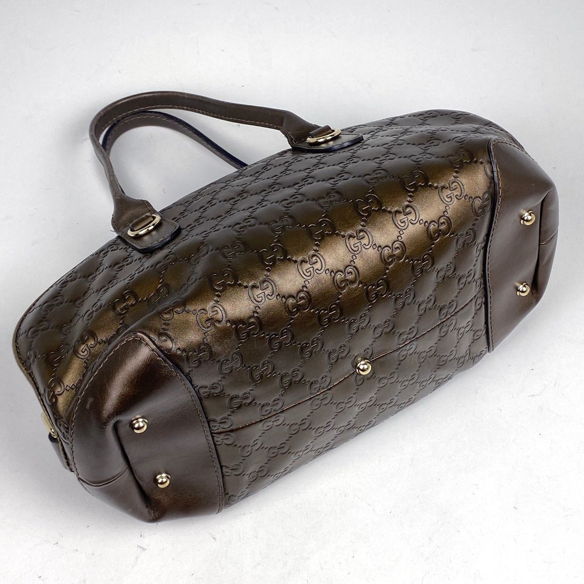 完売しました グッチ GUCCI グッチシマ ハンドバッグ シグネチャー GG柄 ハート