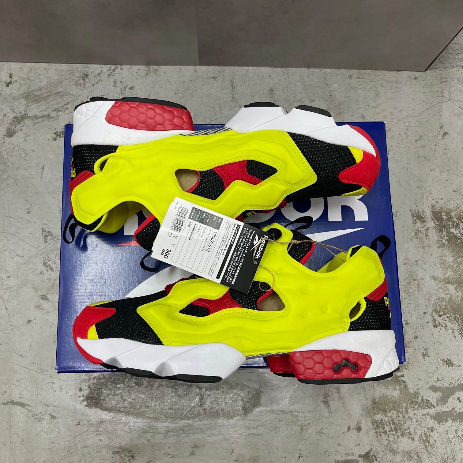 新品 Reebok INSTAPUMP FURY 94 100074910 シトロン ポンプ