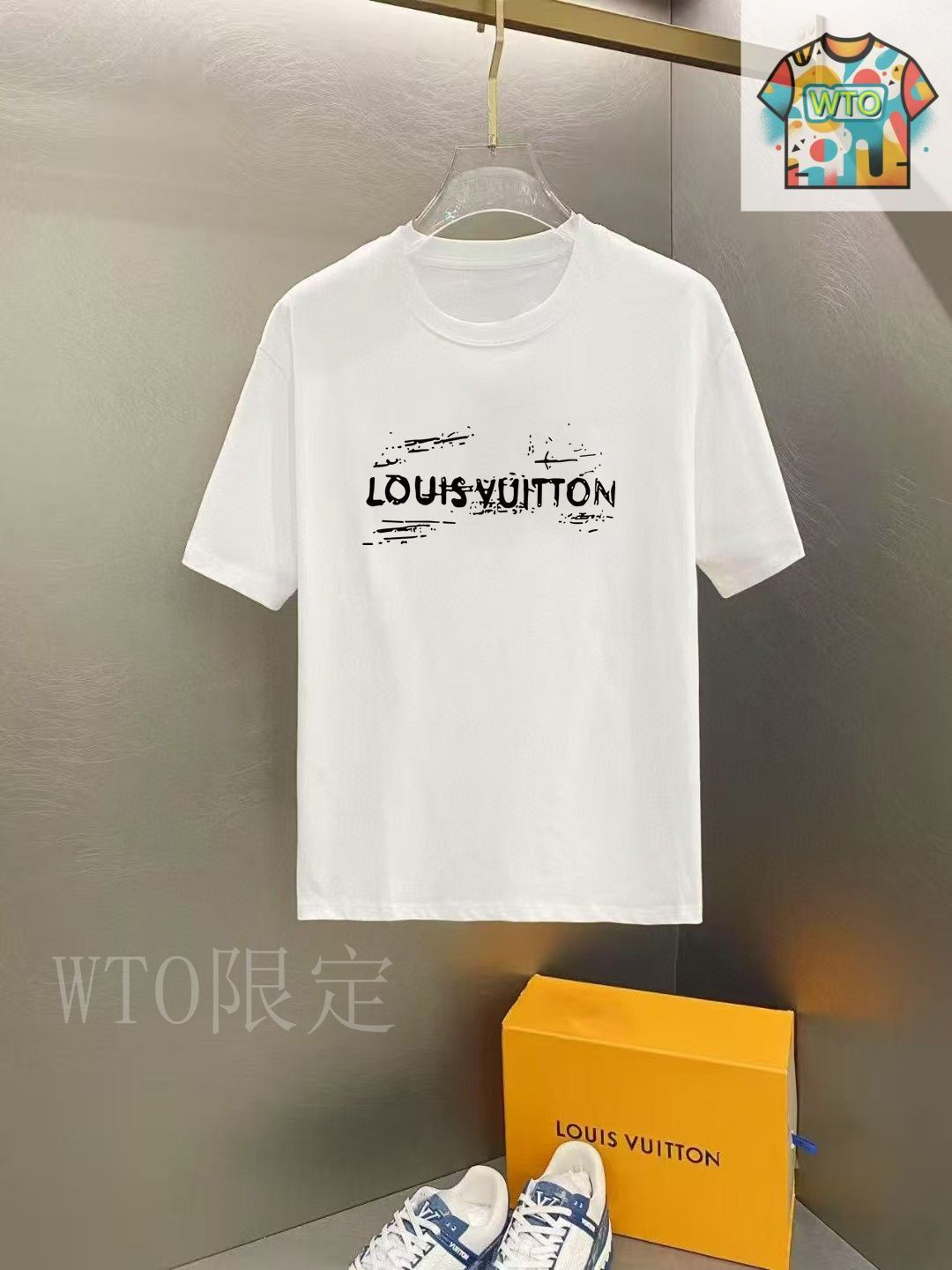 【シンプルで合わせやすい】LOUIS VUITTON - スリーブTシャツ 2023SS☆即納！ 【LV ルイヴィトン】 ショートスリーブ Tシャツ