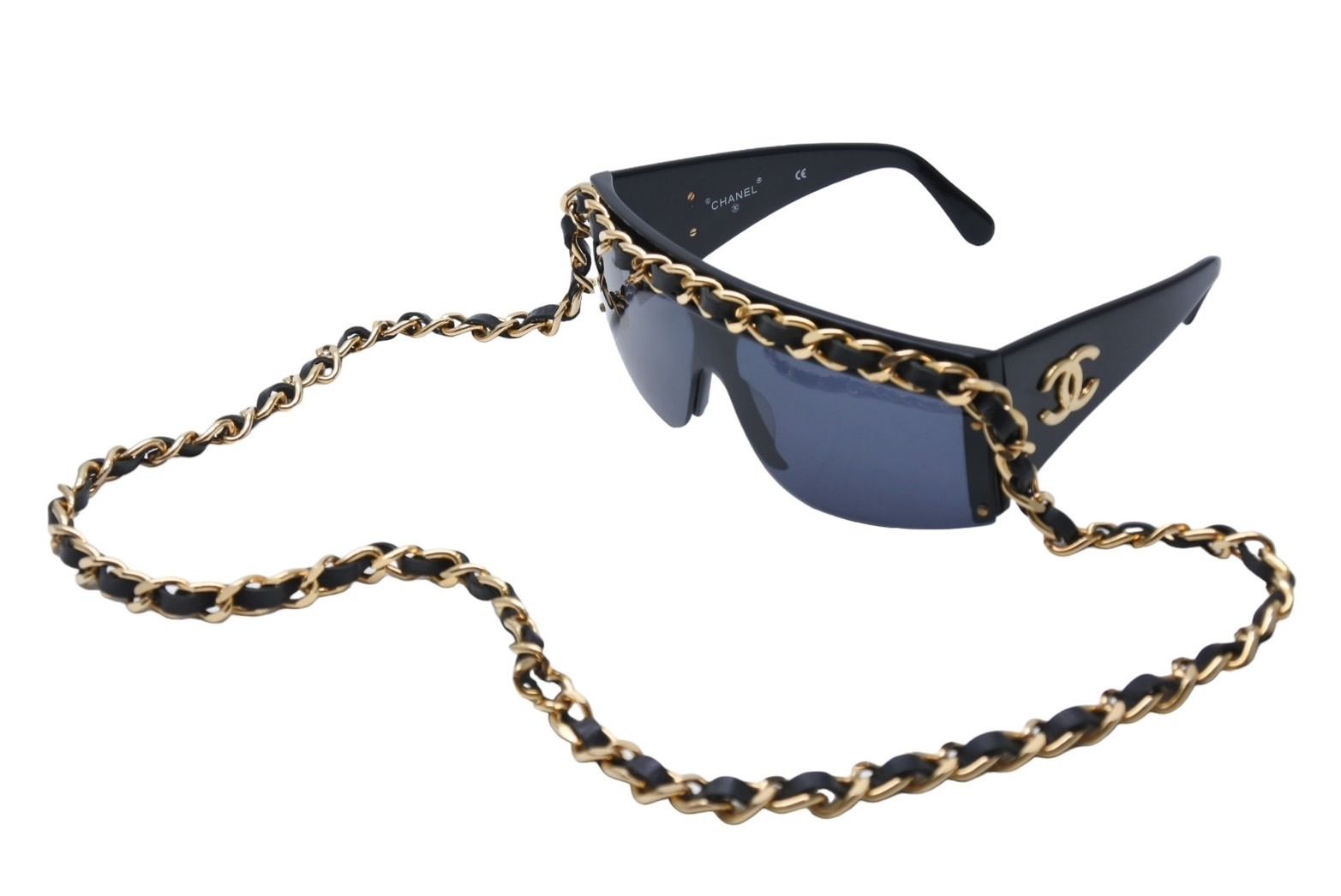 CHANEL サングラス ココマーク ブラック ゴールド メタル レザーチェーン 楽天市場】シャネル CHANEL チェーン付き ココマーク サングラス