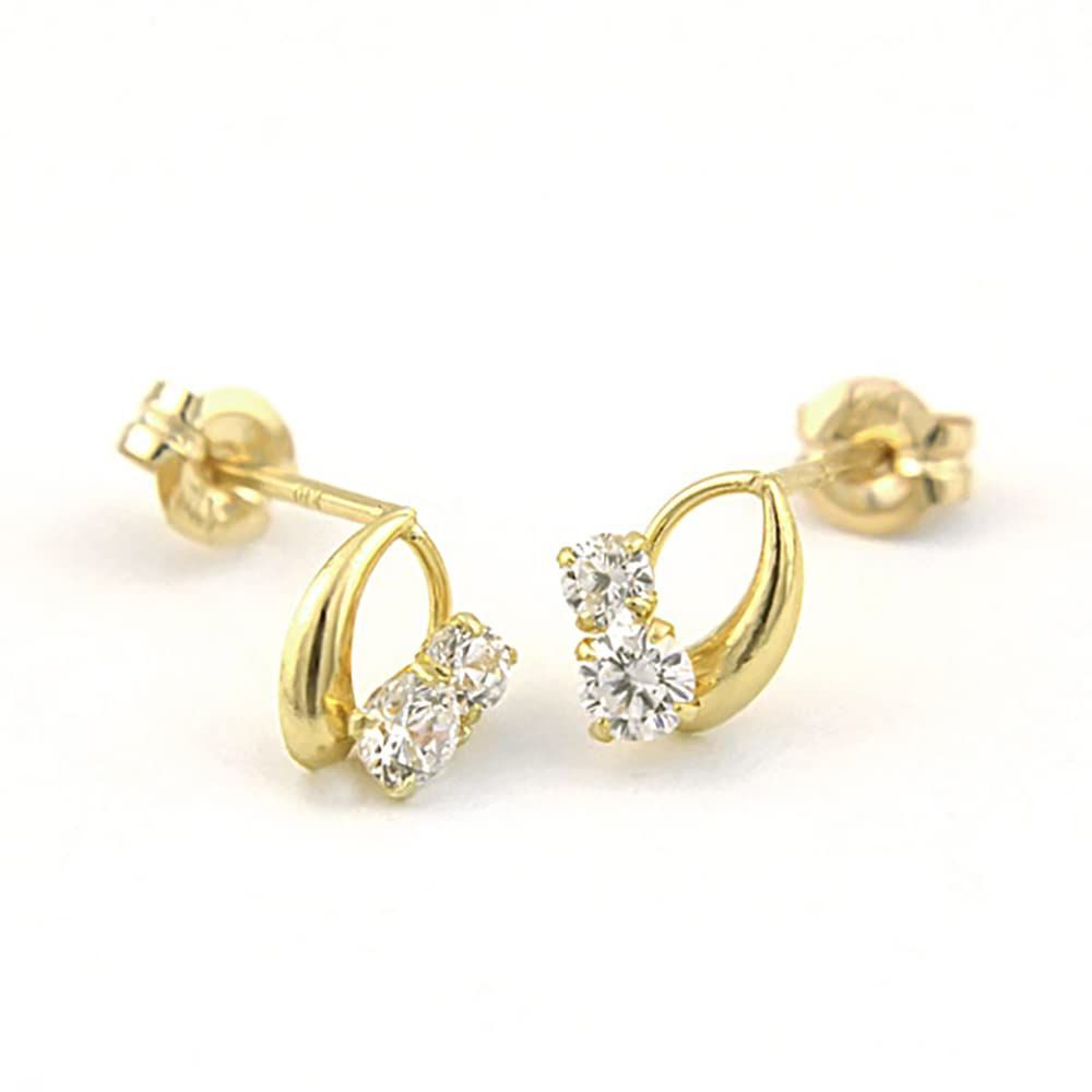 ブルーム BLOOM K10 イエローゴールド キュービックジルコニア しずく ピアス 0231-3634-0017-0000 NEXPOTALLINN_EU