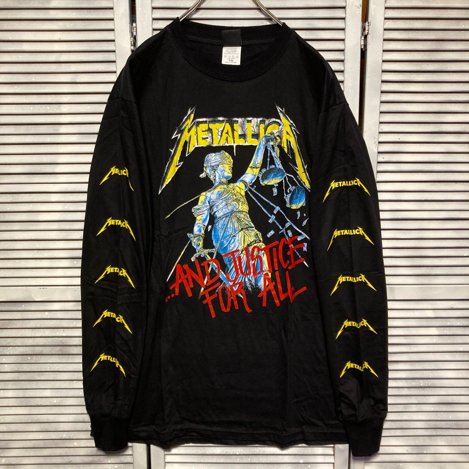 METALLICA■メタリカ　anvilボディ　ロングスリーブTシャツ　サイズL 00s⁄METALLICA⁄メタリカ⁄The Unforgiven⁄Tシャツ⁄XXL⁄コットン⁄ブラック⁄⁄