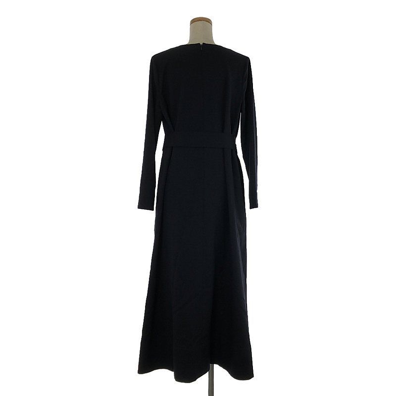 POSTELEGANT / ポステレガント | Wool Triacetate Twill Dress ウール 