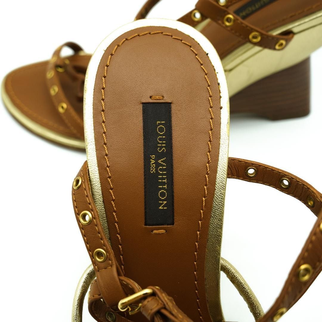 Louis Vuitton】ルイヴィトン アンクル ストラップ ヒール