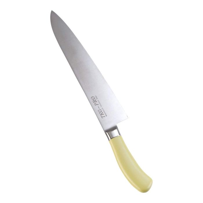 3営業日で発送 遠藤商事 Endo Shoji ＴＫＧ ＰＲＯ 抗菌 牛刀 両刃 ２７㎝ イエロー ATK4320