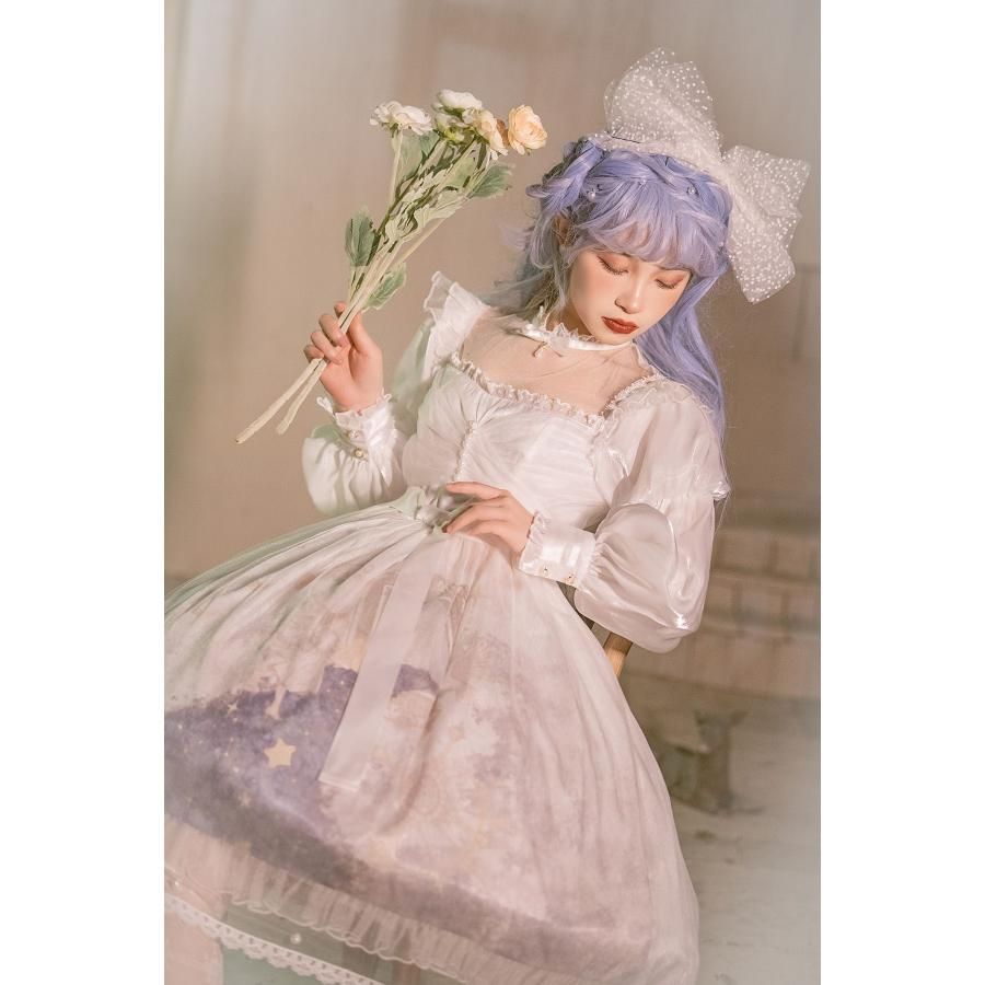 ロリータ ワンピース ゴスロリ コスプレ メイド服 ゴスロリ ロリータ ワンピース メイド セット レディース長袖 森ガール ロリータ 大きいサイズ ドレス cosplay