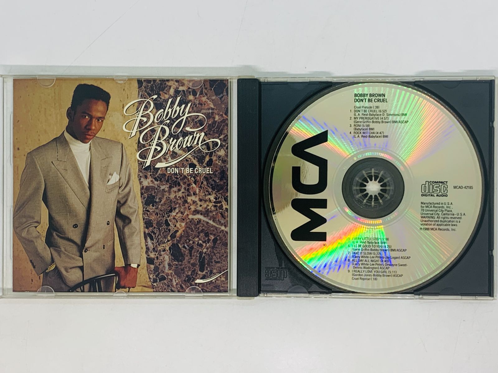 CD Bobby Brown Don't Be Cruel / ボビー・ブラウン / ドント・ビー
