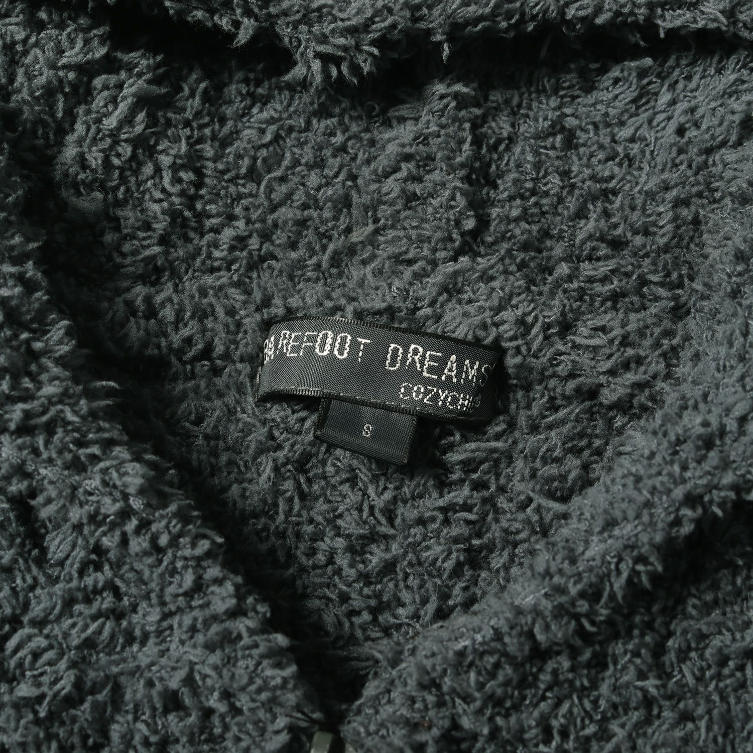 BAREFOOT DREAMS ベアフットドリームス パーカー パイル フルジップパーカー CozyChic Mens Ribbed Hoodie トップス フーディー グレー S 長袖 【メンズ】