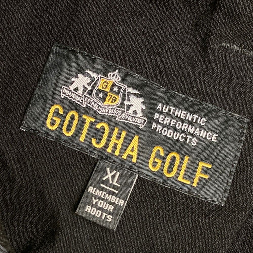 サイズ：XL GOTCHA ガッチャ  ストレッチパンツ 総柄 グレー系 [240101458097] ゴルフウェア メンズ ストスト サイズ：XL GOTCHA ガッチャ ストレッチパンツ 総柄 グレー系