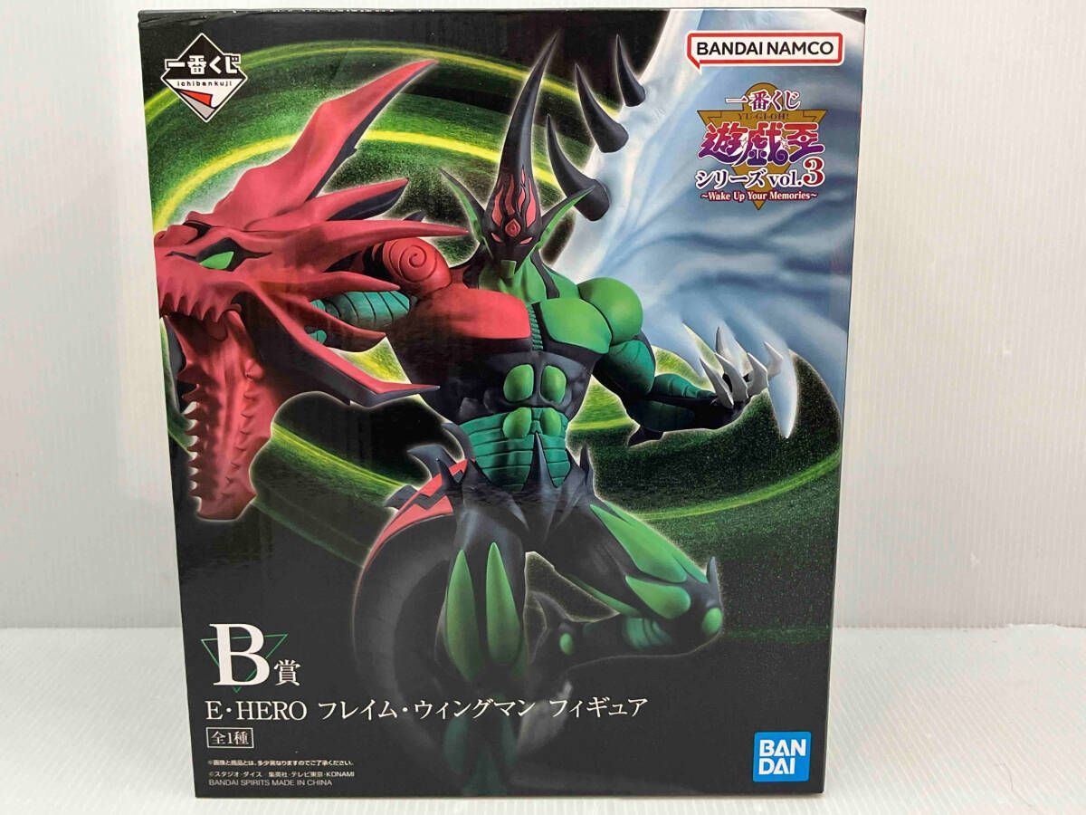 遊戯王シリーズvol.3  A賞　遊城十代　B賞フレイムウィングマン　セット 一番くじ 遊☆戯☆王シリーズ vol.3」が発売決定！遊城十代、E