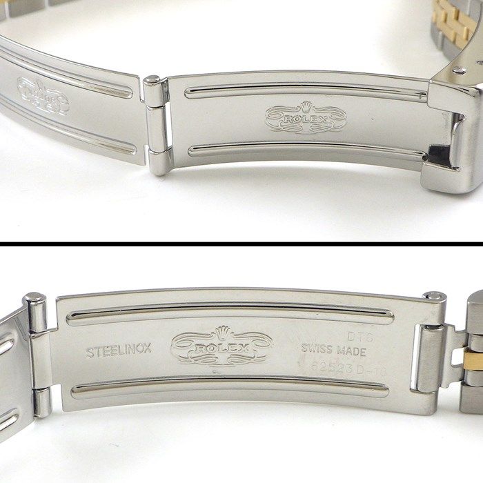 ロレックス Rolex 腕時計 デイトジャスト 26mm 79173 Y番 2002年 サンレイ グレー文字盤 フルーテッドベゼル ジュビリーブレス SS K18YG 自動巻き 【箱・保付き】 【中古】 ROLEX - ロレックス Rolex 腕時計 デイトジャスト 26mm 79173 Y番 2002