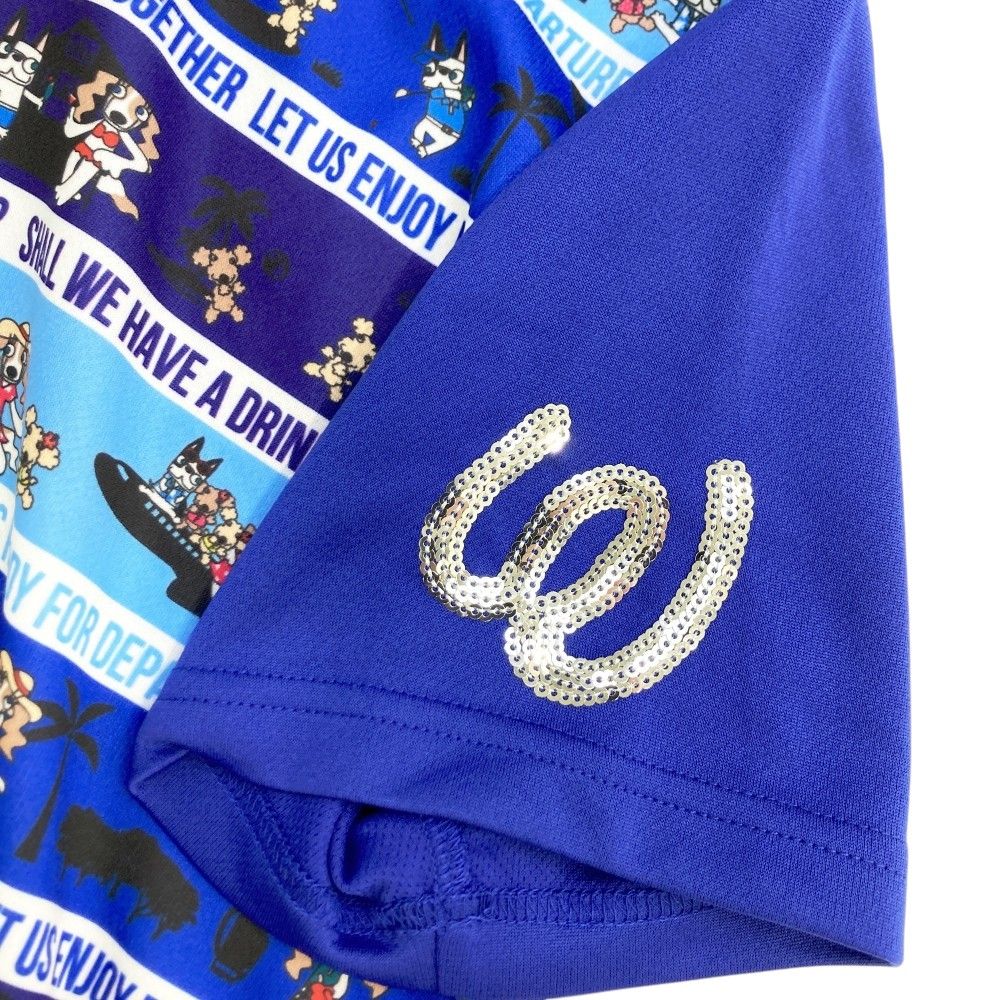 M•U SPORTS ゴルフウエア　ポロワンピース　42サイズ　総柄 MU SPORTS ポロワンピース 42 - メルカリ