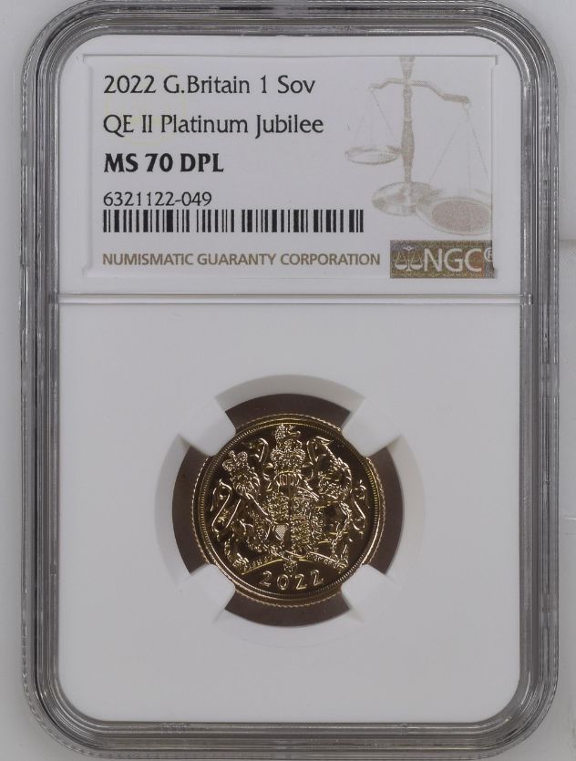 2025 G Sovereign Platinum Jubilee NGC MS70 DPL top graded