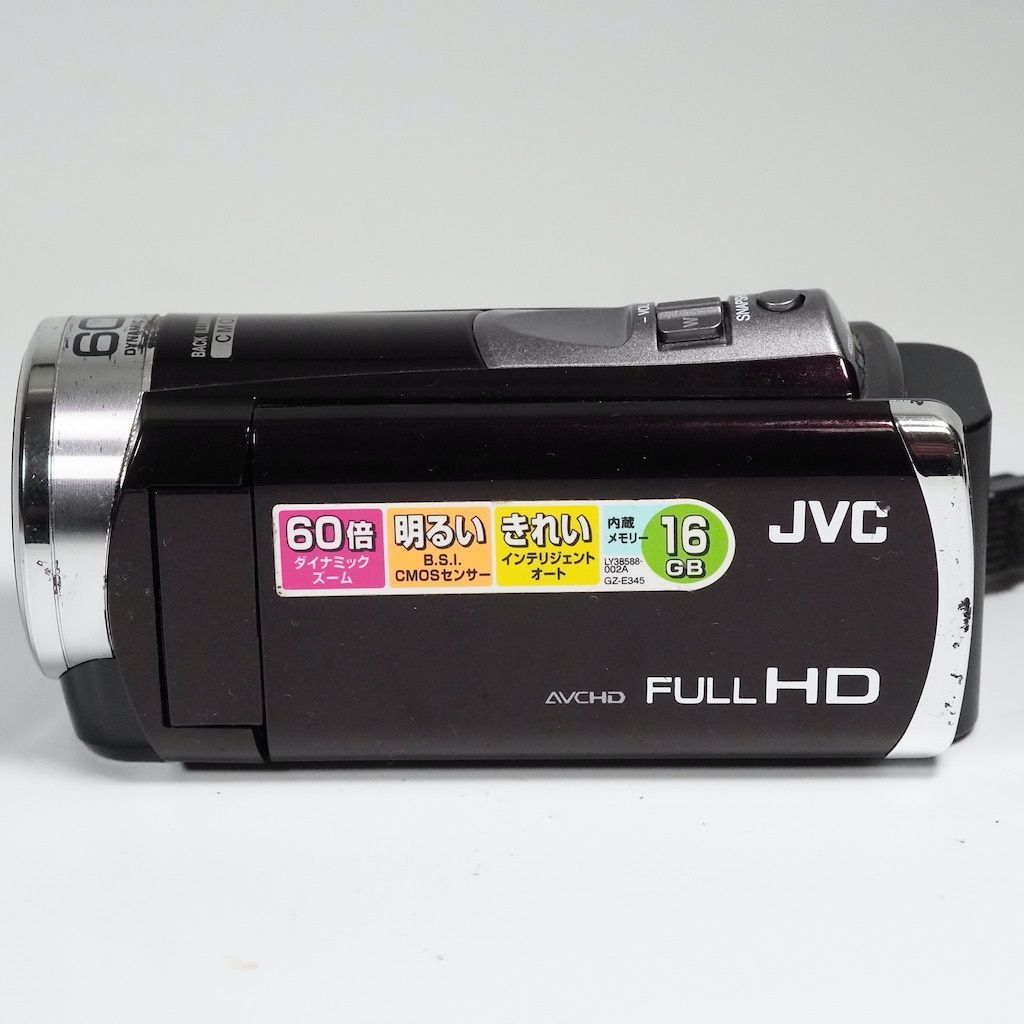 JVC Victor Everio GZ-E345-T ブラウン 動作OK 1週間保証 /9794 - メルカリ