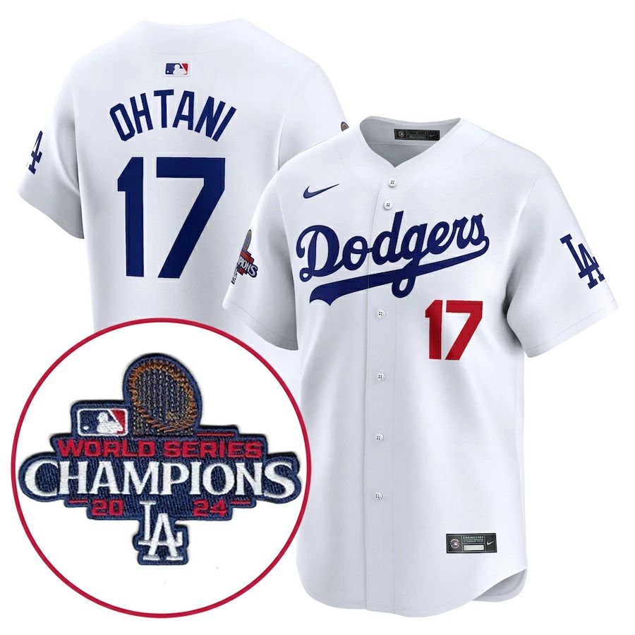 Nike Dodgers 限定ユニフォーム Lサイズ #17 Dodgers #17 大谷翔平 ドジャース MLB WORLD SERIES 2024 CHAMPIONS