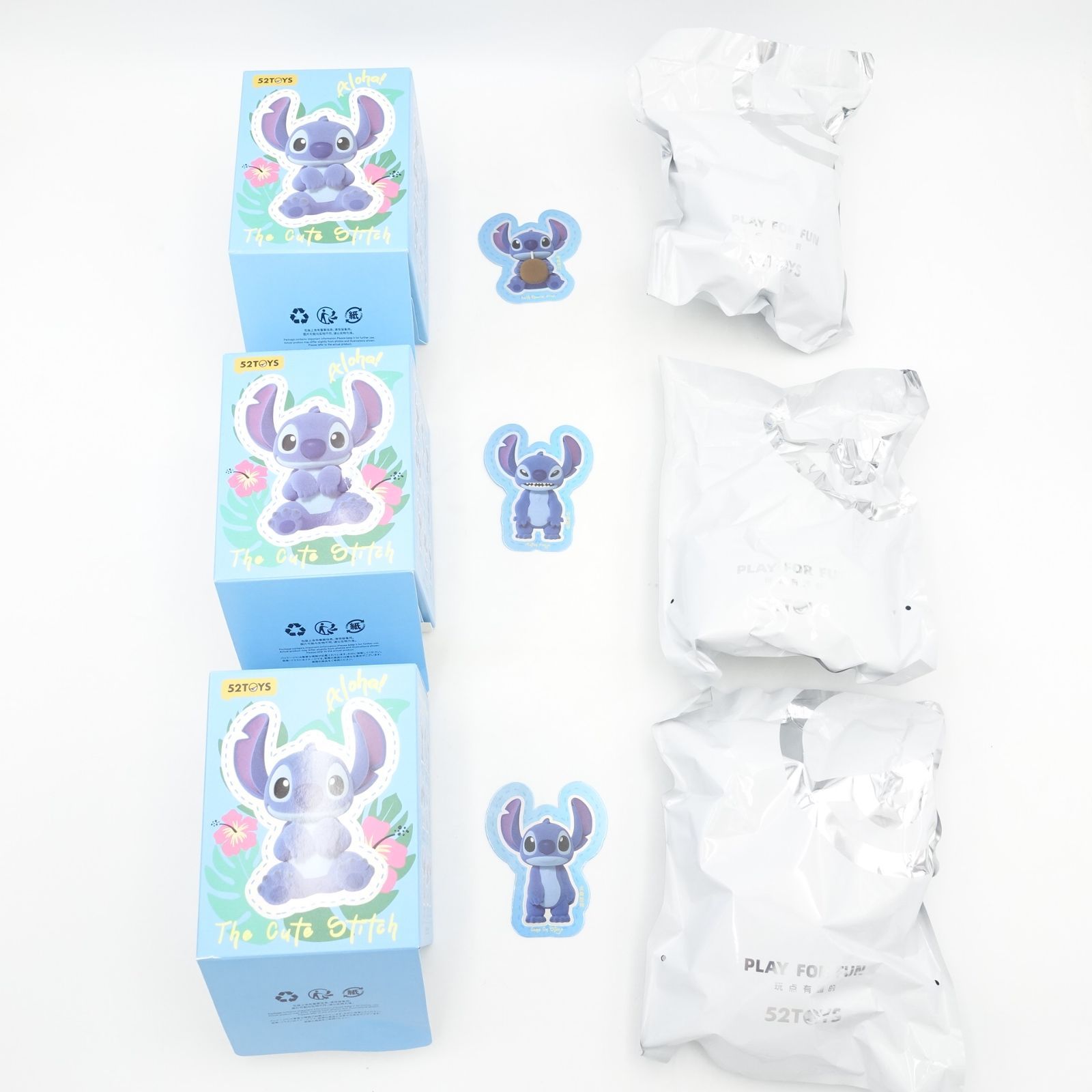 52TOYS かわいいスティッチ Earth Special Drink Action Pause