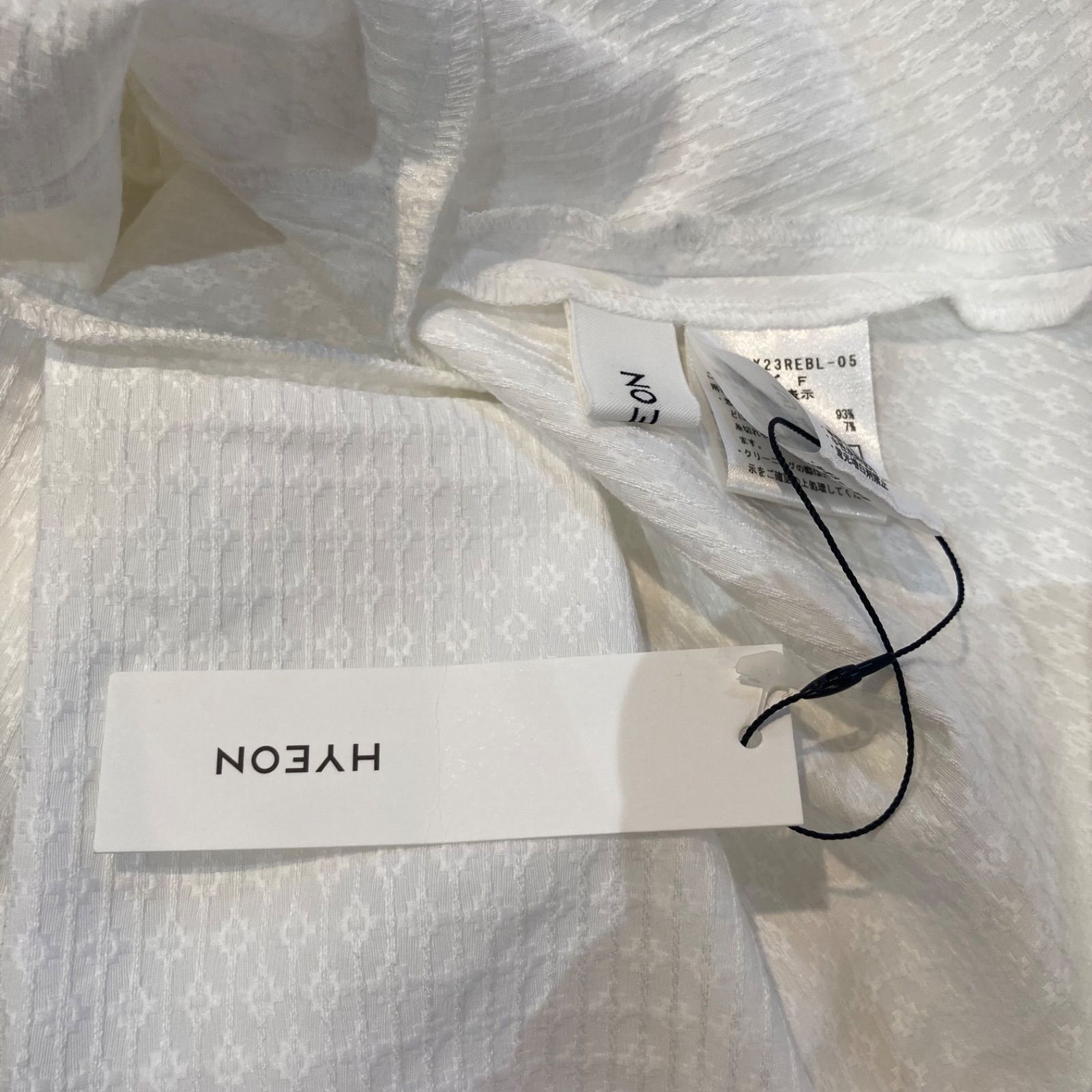 タグ付き 未使用品 HYEON ヘヨン マカロンブラウス macaron blouse 