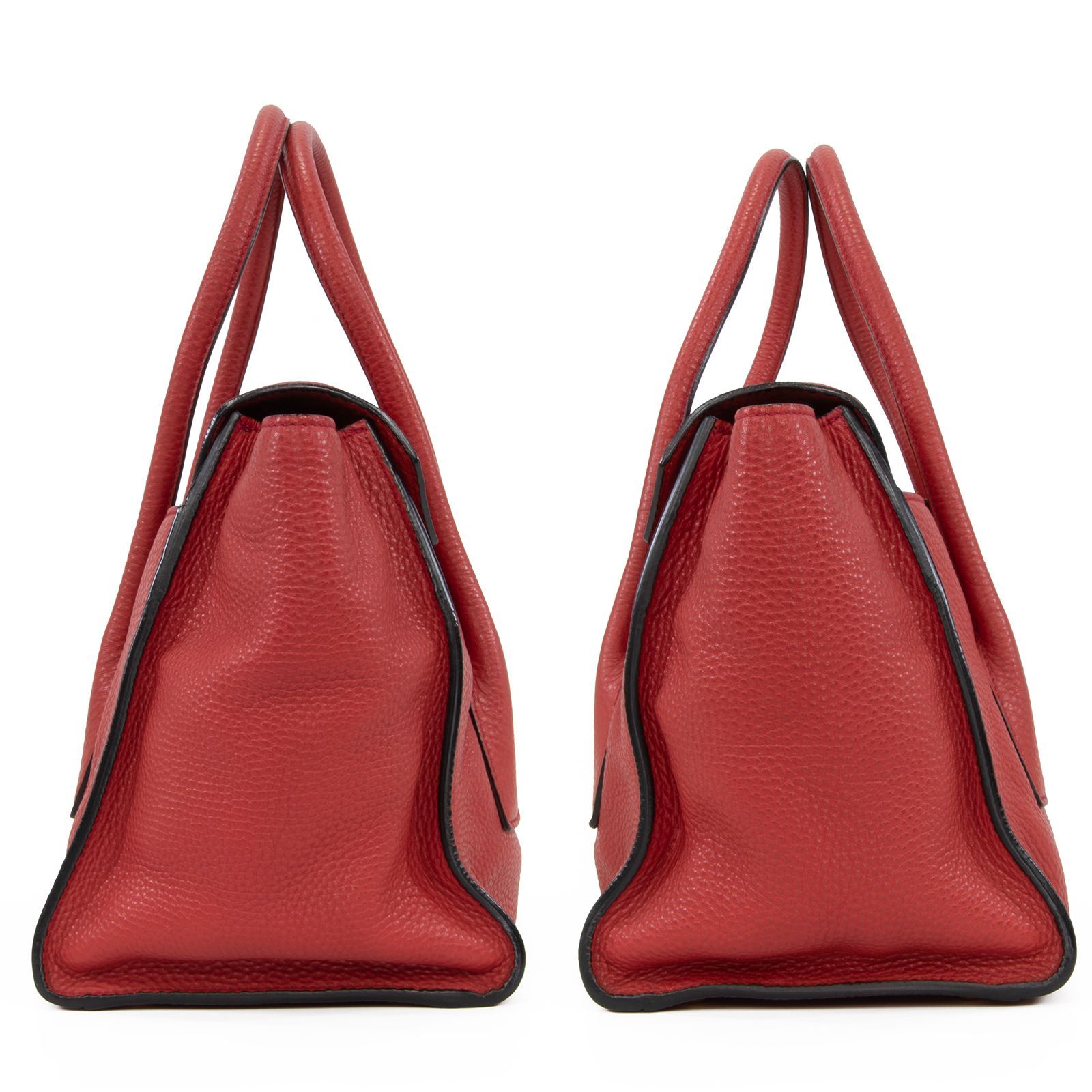 本物 プラダ 2WAYショルダーバッグ レディース 赤 斜め掛け 本革 レザー