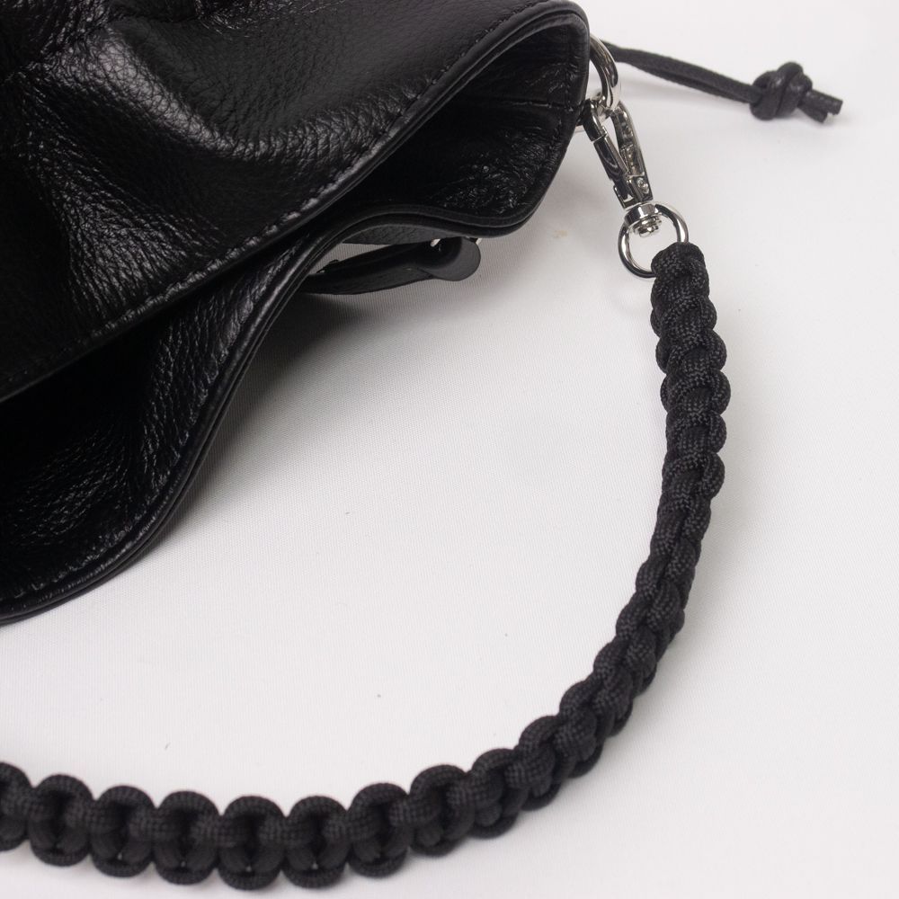 新品 ADAM PATEK アダムパテック シュリンクレザー 2WAY巾着バッグ ADAM PATEK(アダムパテック)】new shrink leather drawstring