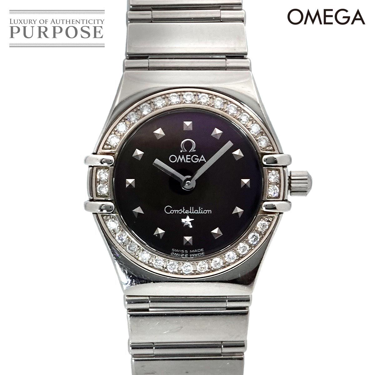 OMEGA レディース 時計 ホワイト/ブラック 【公式通販】