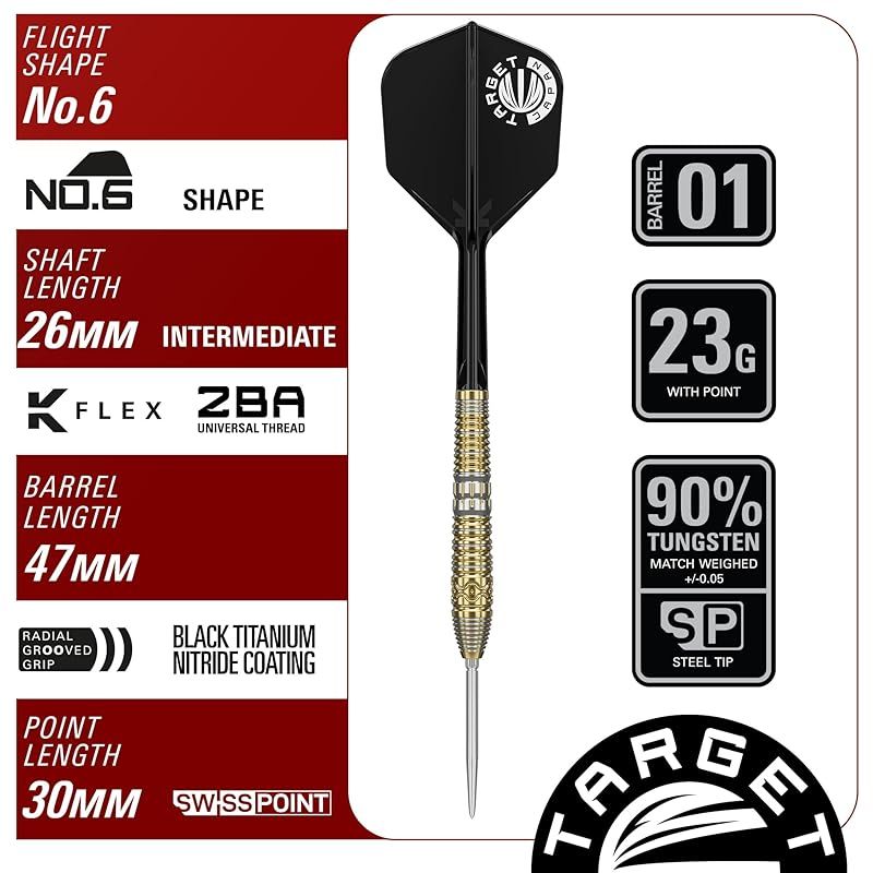 スティールチップダーツセット 23G