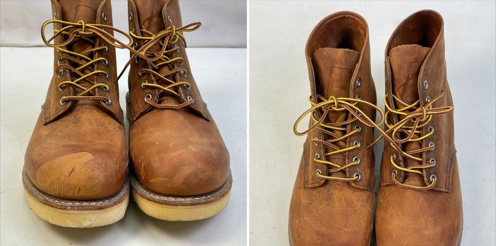 01w-5494 レッドウィング RED WING 6インチ クラシックラウンド 9111 カッパ― ラフ&タフ ブラウン 28.0cm メンズ 箱あり ワークブーツ 靴 9111 品