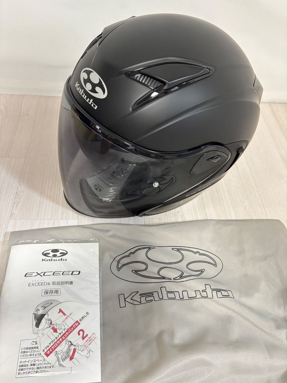 Kabuto オージーケーカブト ヘルメット EXCEED ブラック