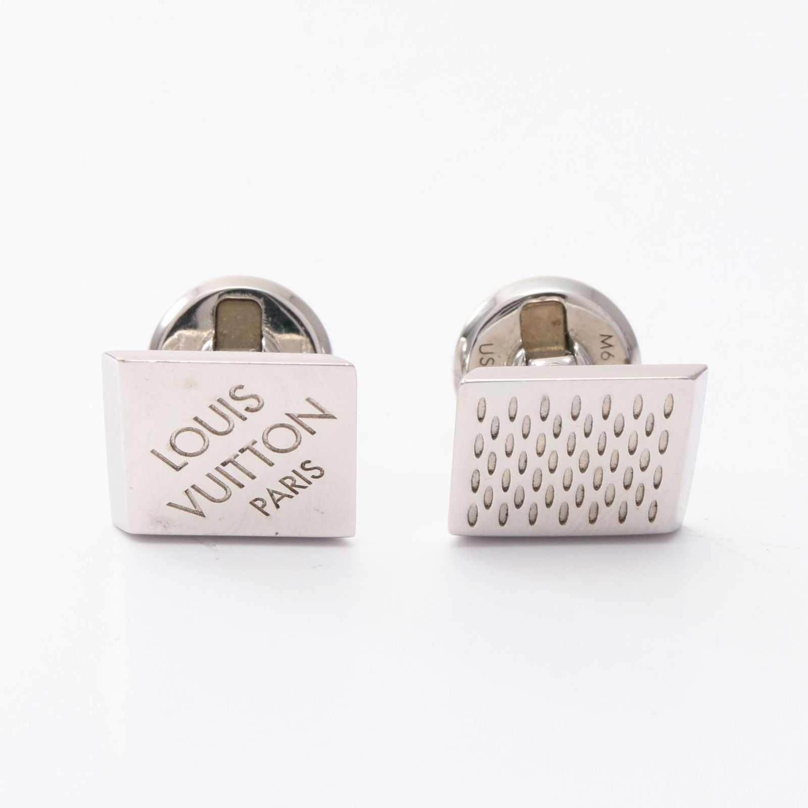 ルイ ヴィトン LOUIS VUITTON カフス ブトン ドゥ マンシェット ダミエ M61975 その他 カフス メンズ Used A