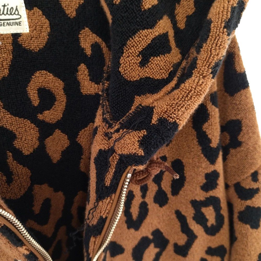 WACKO MARIA ワコマリア 22SS LEOPARD ZIP HOODED JACKET レオパード ジップアップパーカー ブラウン/ブラック 22SS-WMO-OD01