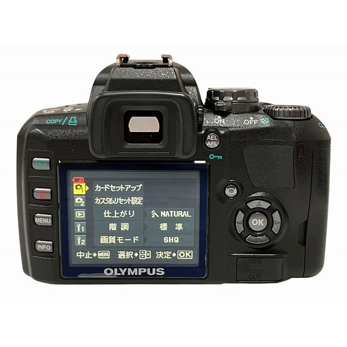 デジタル一眼レフ OLYMPUS E-410 レンズキット 1000万画素 14-42mm F1:3.5-5.6ED 4GB:CF カメラケース