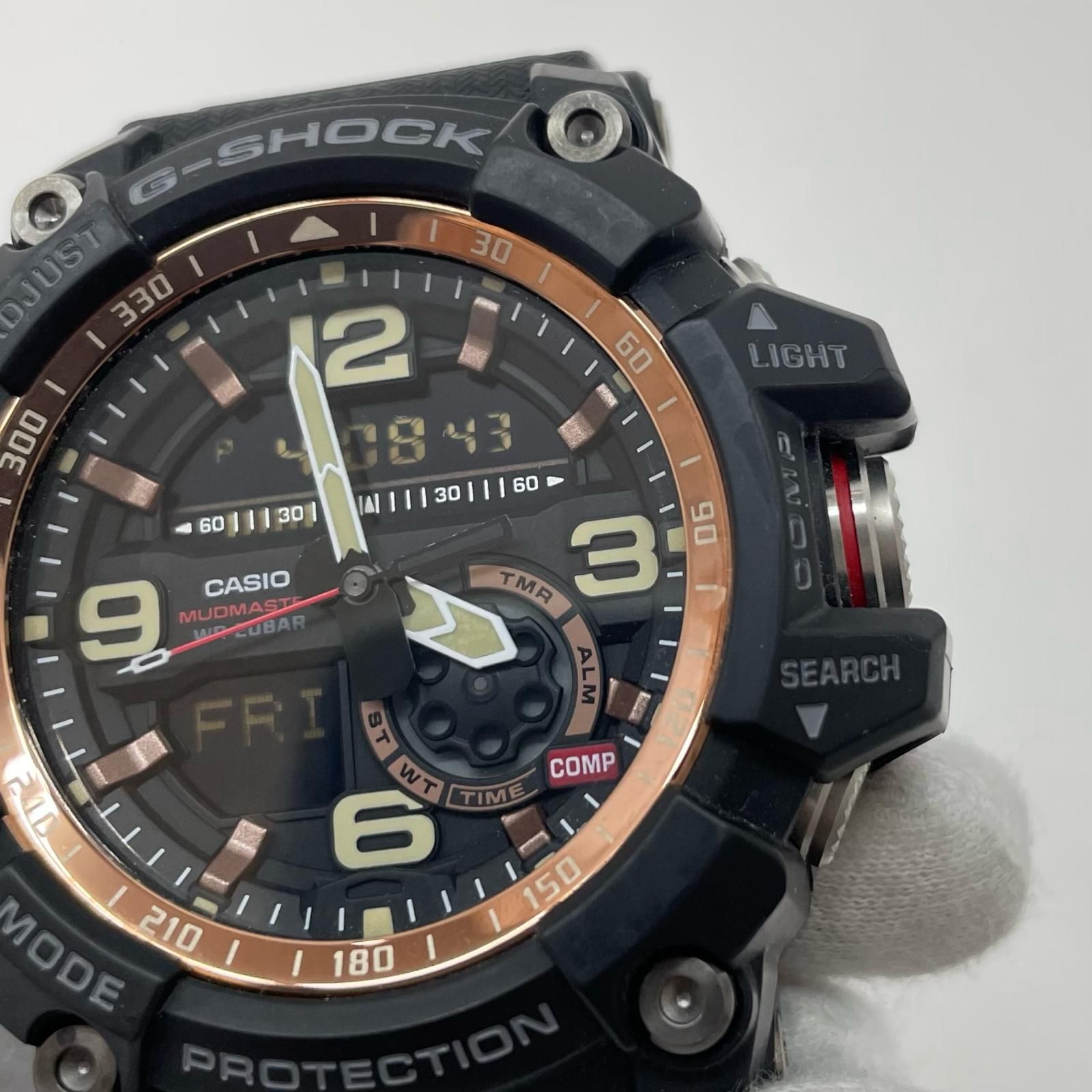  CASIO カシオ G SHOCK ジーショック MUDMASTER 腕時計 ブラック ラバーベルト 時計