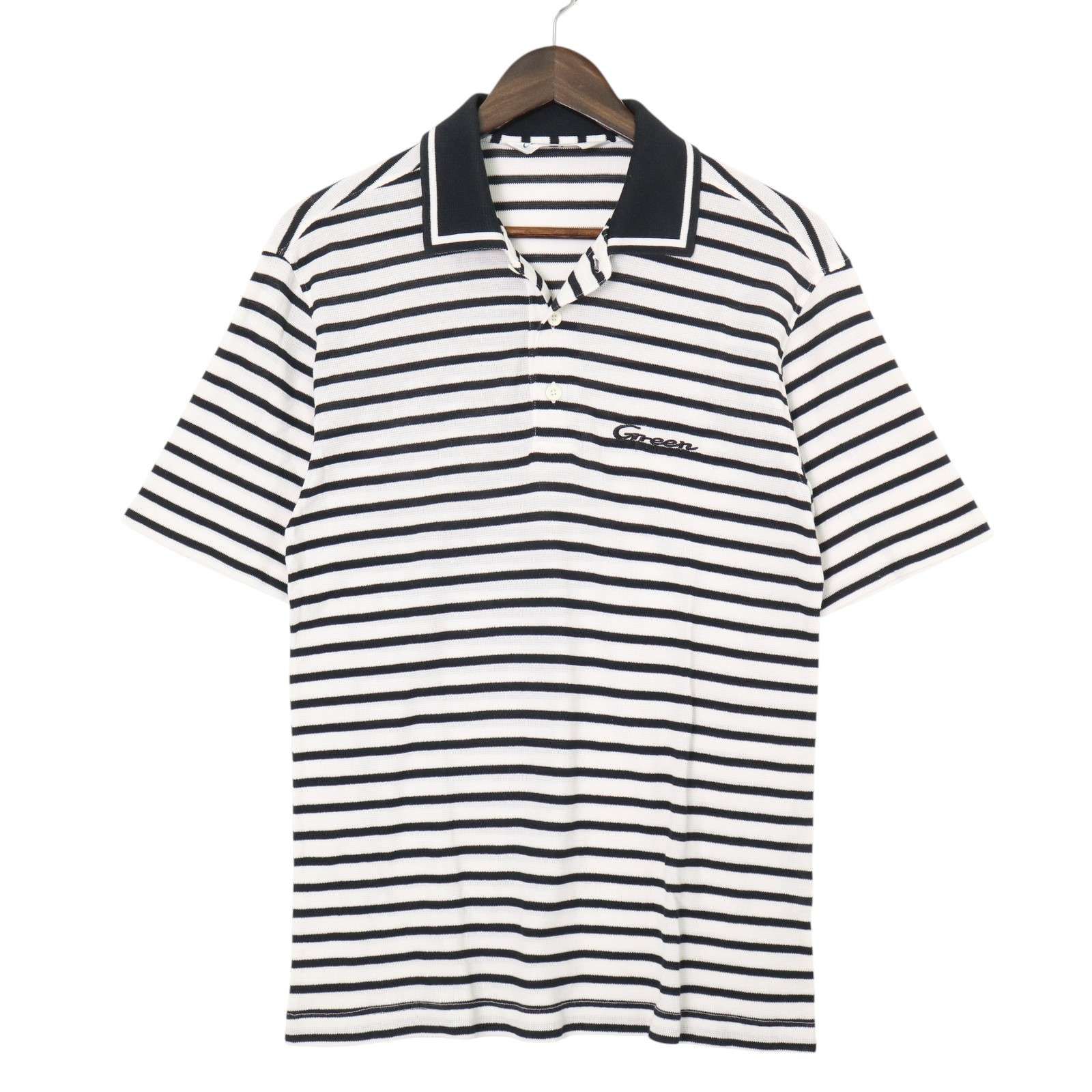 GREEN CLUBS グリーンクラブ 春夏☆ ボーダー ポロシャツ Sz.3