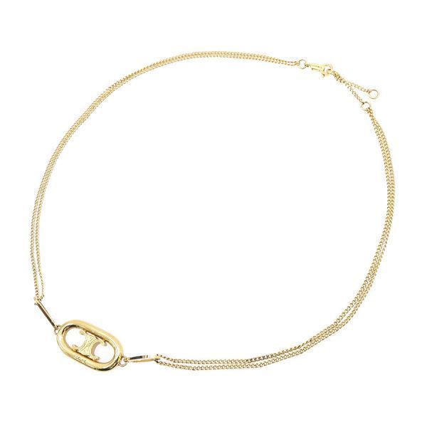 セリーヌ トリオンフ ネックレス 46S896BRA.35OR Aランク