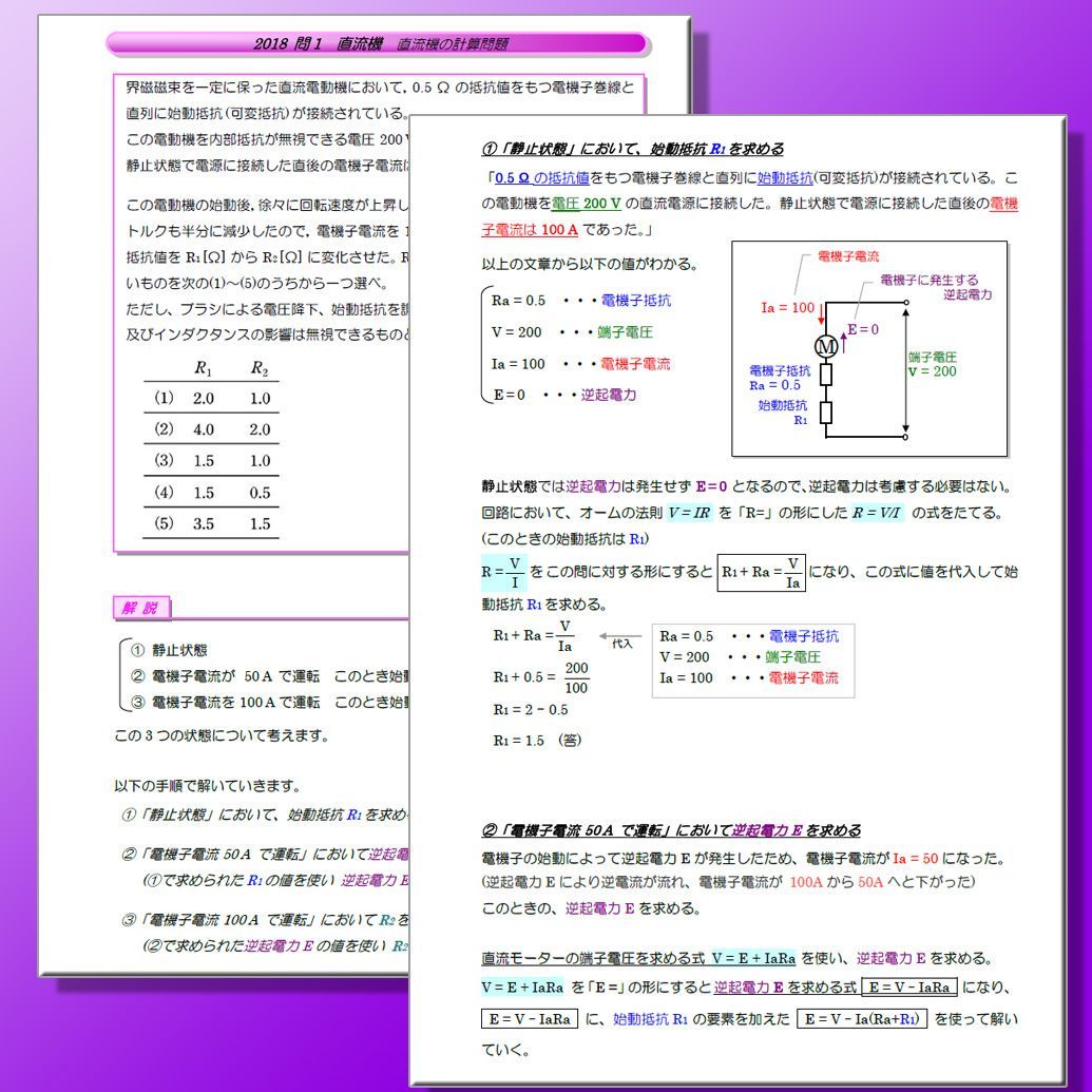 電験三種 誰でもわかる過去問題集 2024 上期版 (4科目)　～どの過去問集よりもわかりやすい解説！～