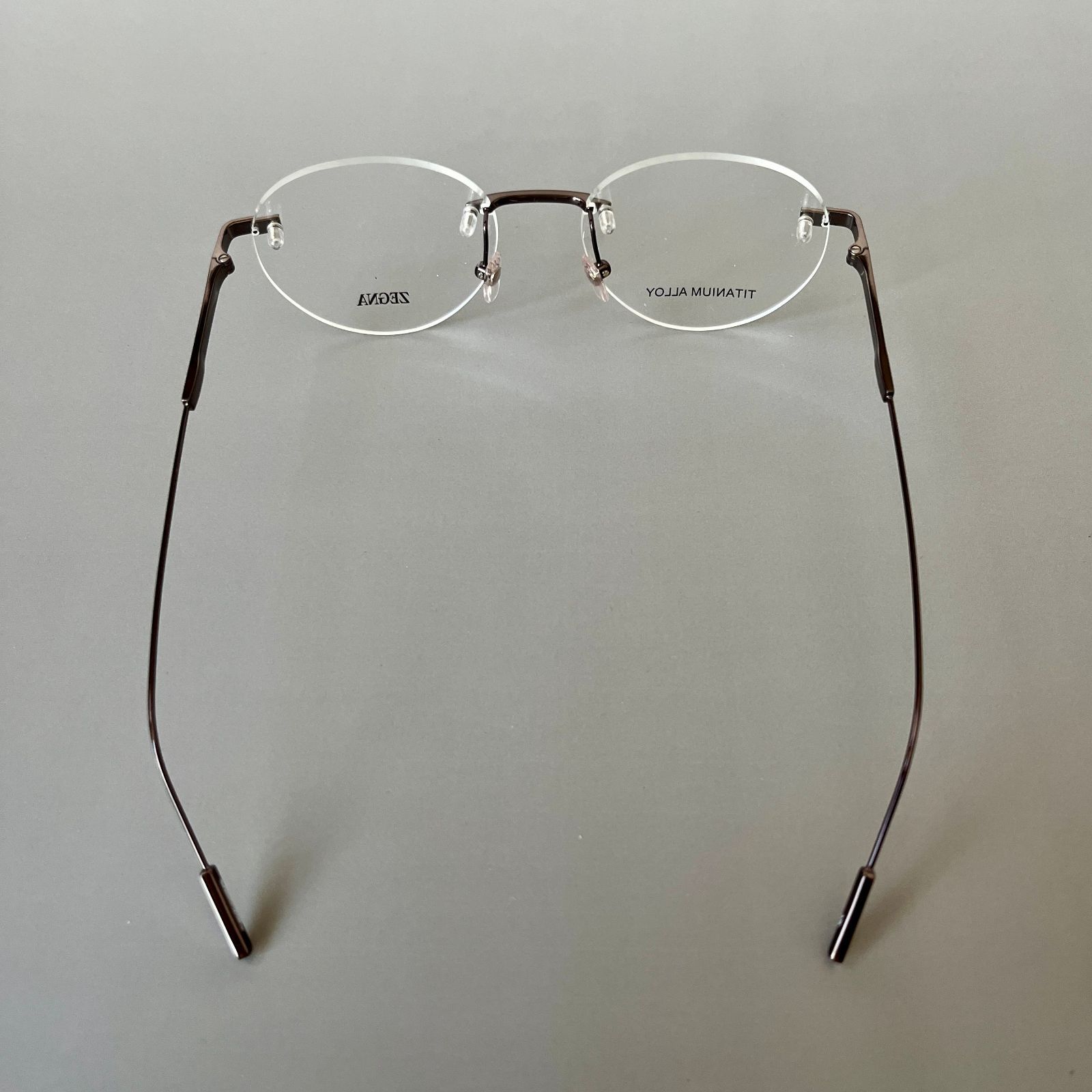 エルメネジルドゼニア メガネ Ermenegildo Zegna リムレス 眼鏡 