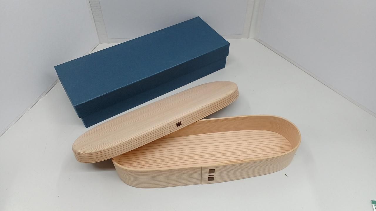 柴田慶信商店 曲げわっぱ弁当箱 長手弁当箱 中 Shibata Yoshinobu Shoten Magewappa Bento Box Medium Long Bento Box