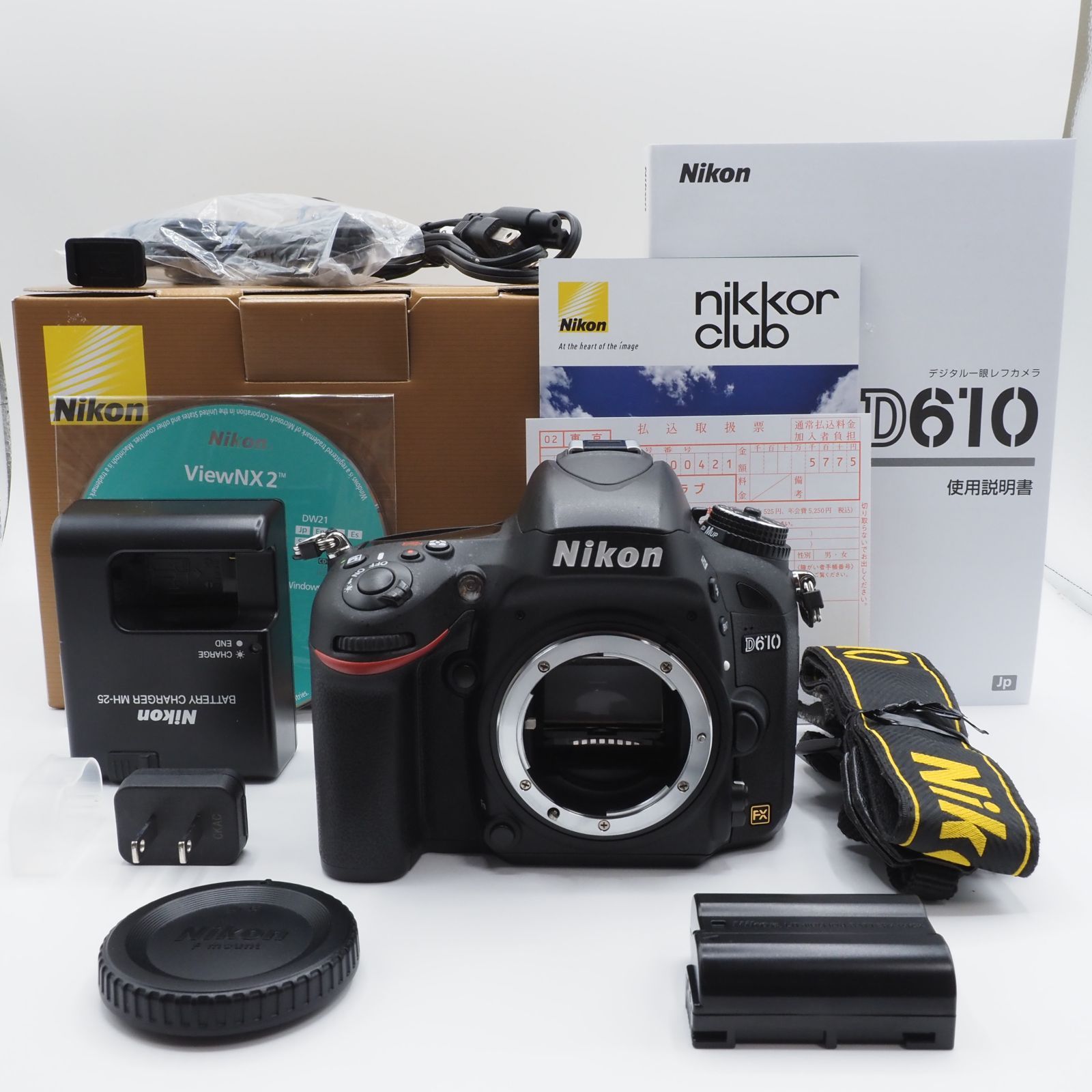 ☆ショット数8,200回の新品級☆ Nikon ニコン デジタル一眼レフカメラ D610 #1637 Integral Camera メルカリ
