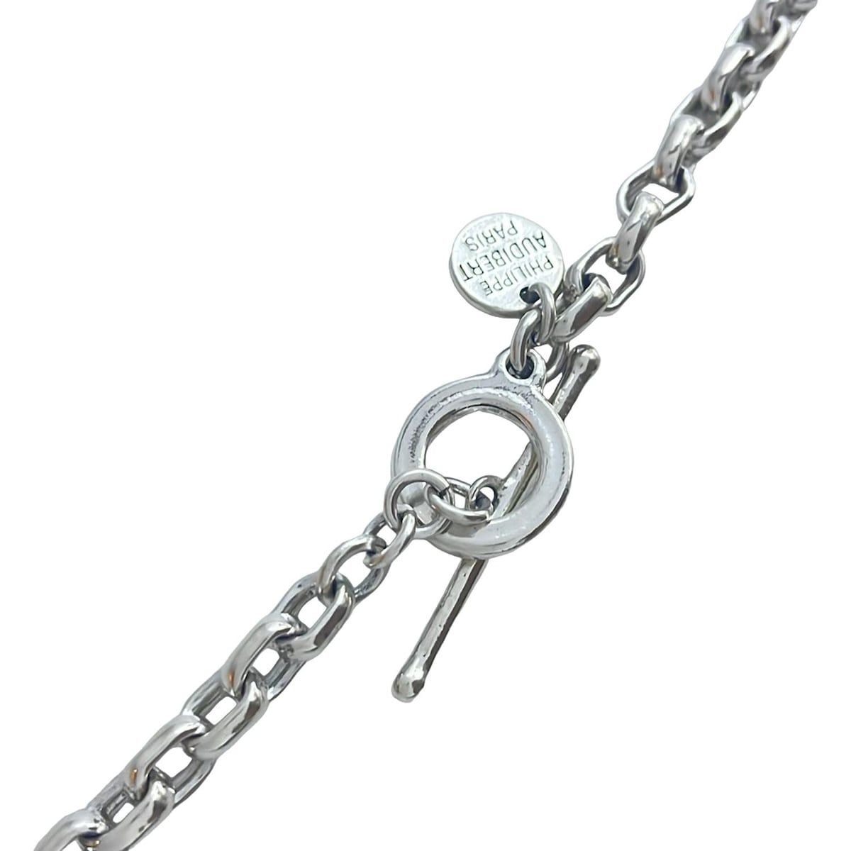  PHILIPPE AUDIBERT フィリップオーディベール ネックレス - シルバー ネックレス アクセサリー