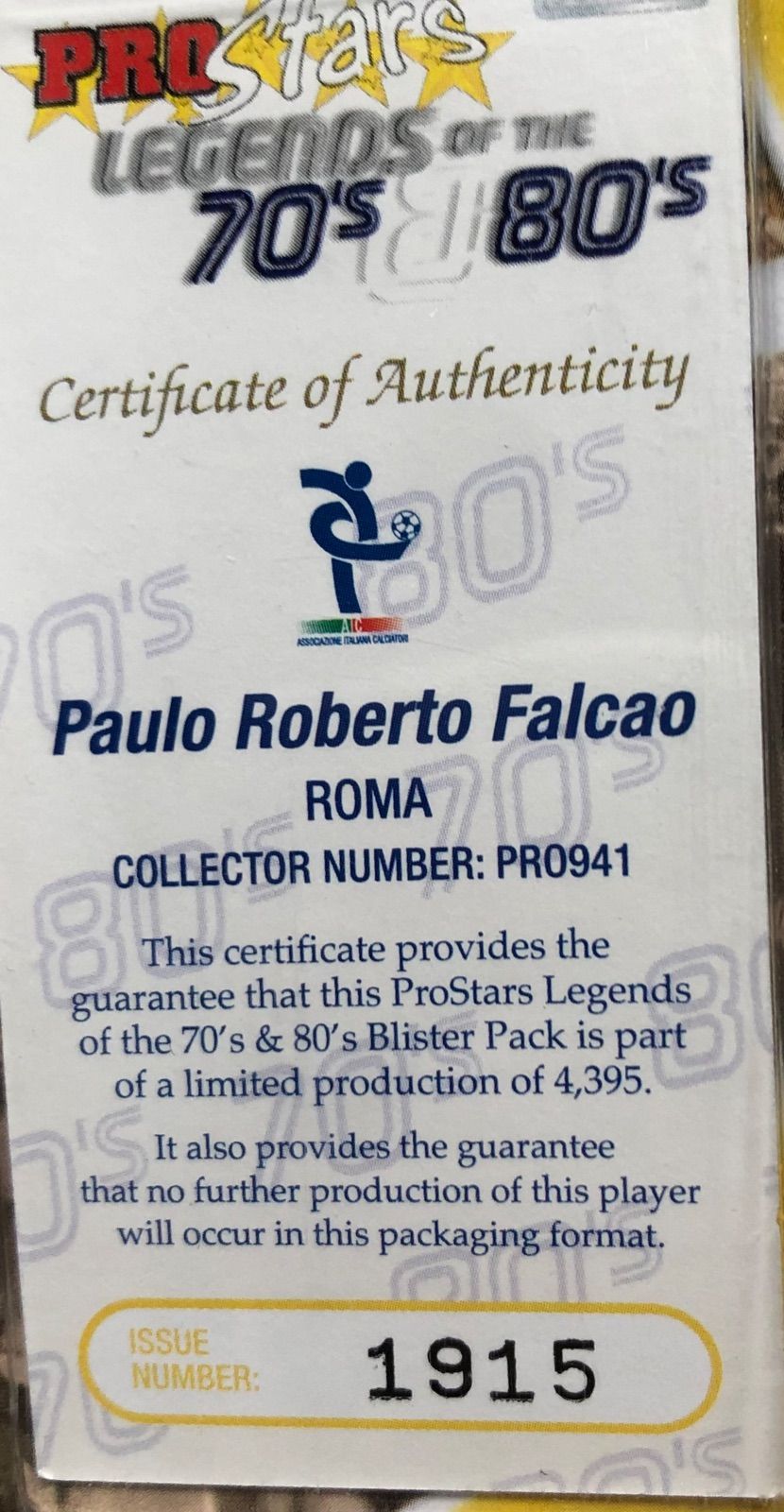 サッカー パウロ ロベルト ファルカン（ローマ）フィギュア