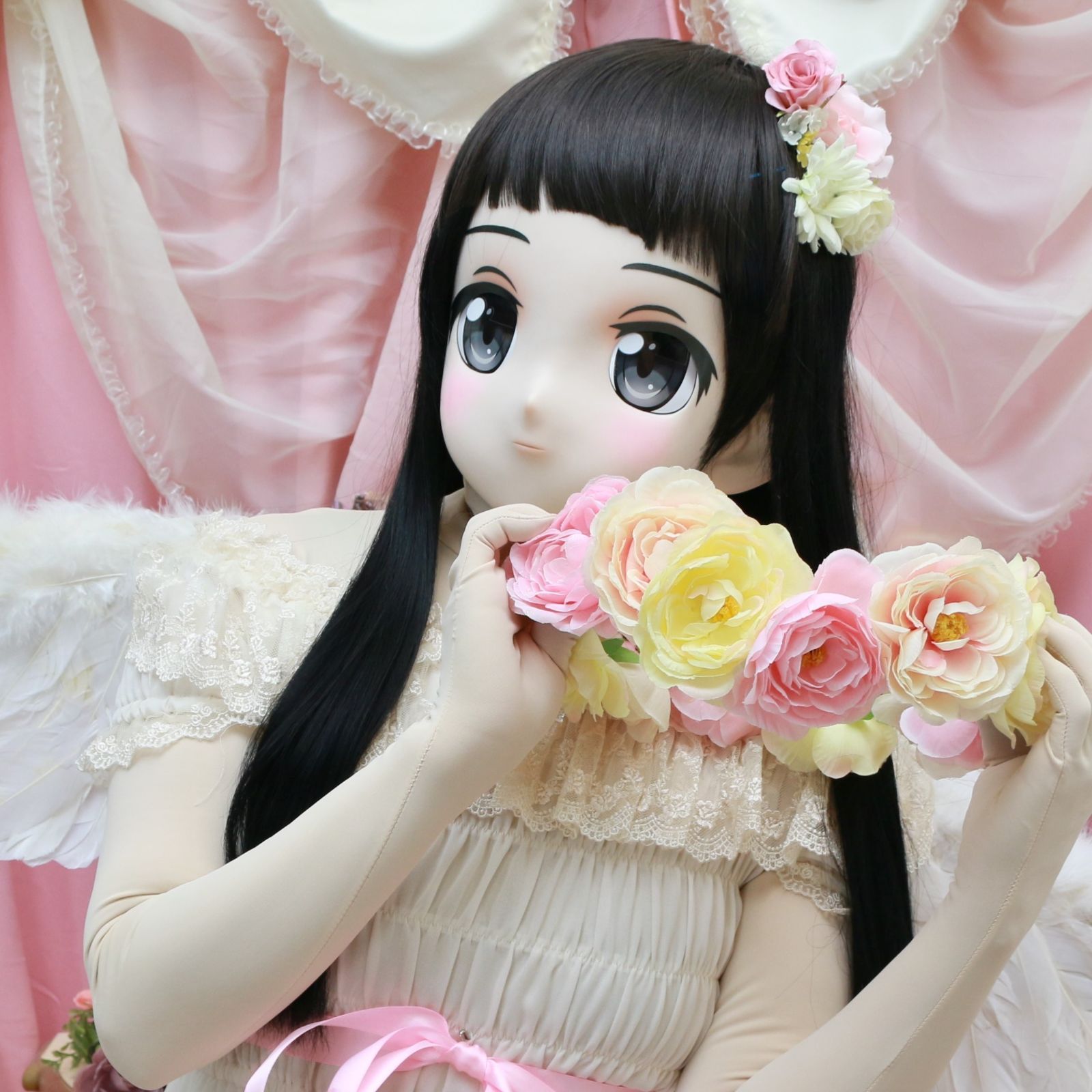 KAWAII-120 コスプレ アニメマスク 仮装 着ぐるみ むにむに