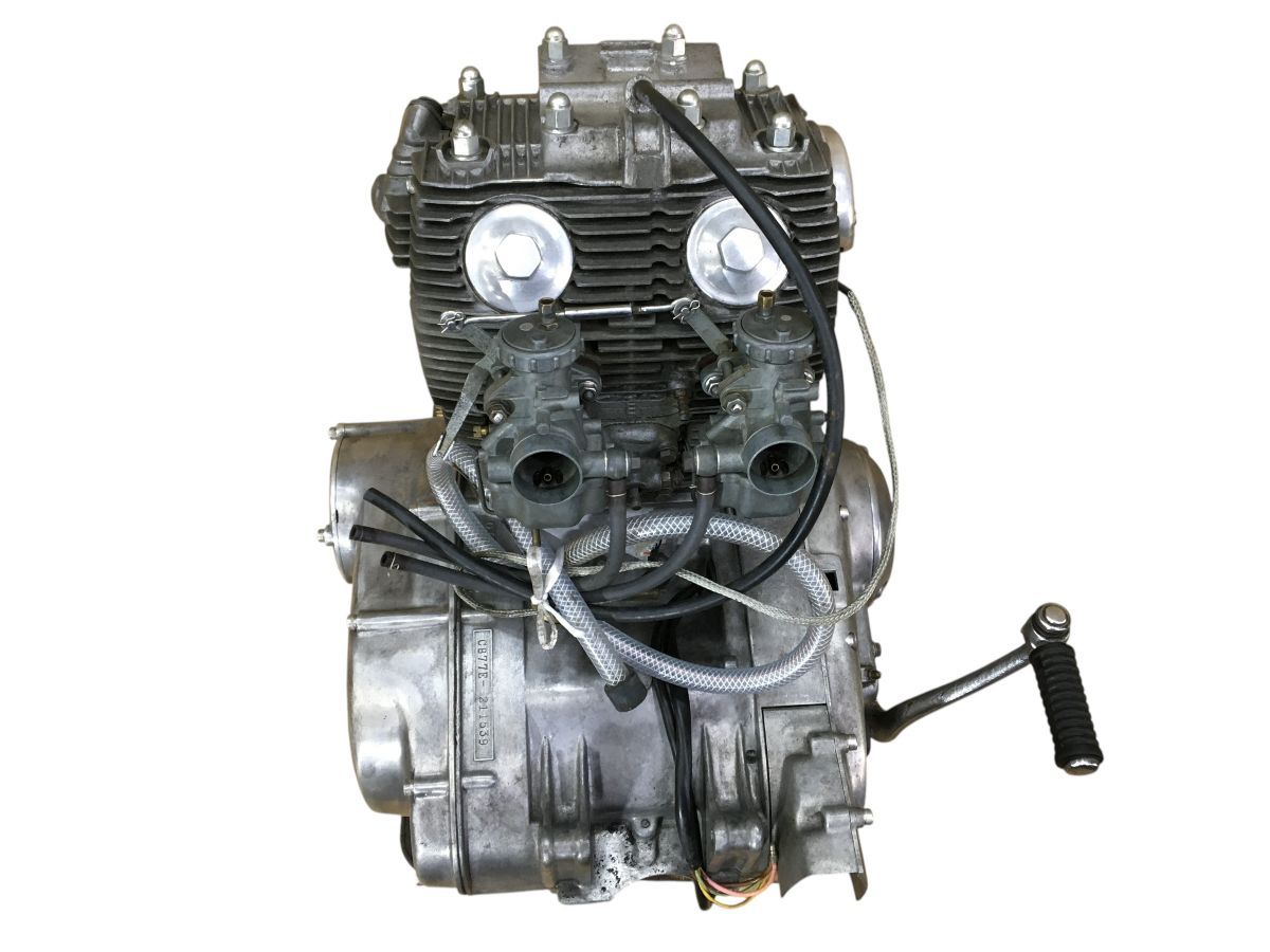 ドリーム CB77 CB72 実動 エンジン タイプ1 305CC ポイントレスKIT ハーネス キャブレター セット セル付 FCB 2745-Z4304 BRIGHTFACE_UK