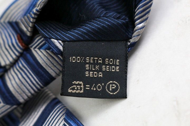 未使用】Ermenegildo Zegna ゼニア ネクタイ タグ付 ゴールド 未使用