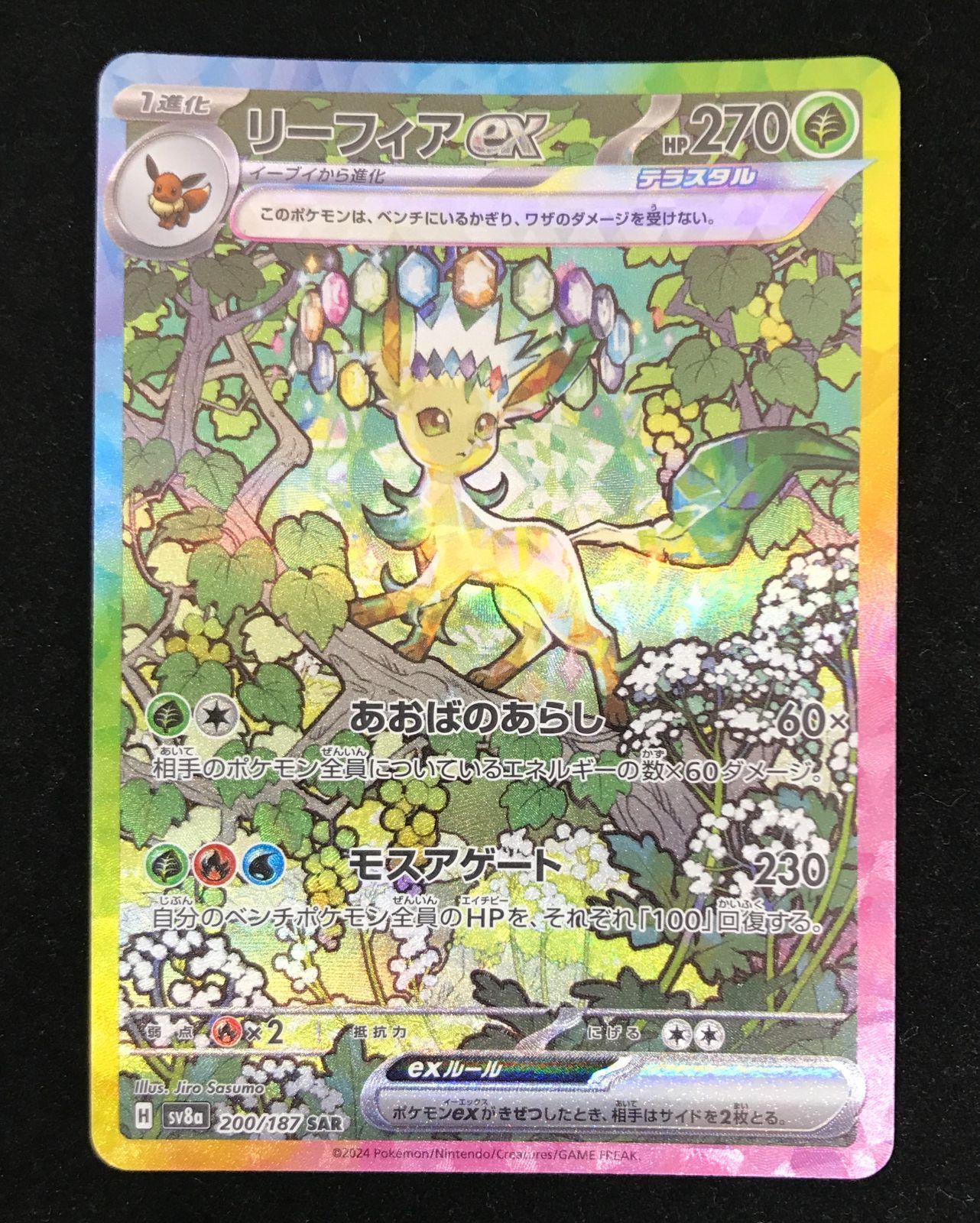 ポケモンカード テラスタルフェスex リーフィアex SAR② Amazon.co.jp: ポケモンカードゲームSV sv8a ハイクラスパック