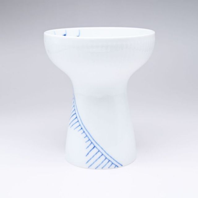 新品 ロイヤルコペンハーゲン ブルーフルーテッド メガ ベース 花瓶