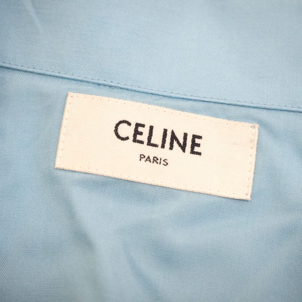 CELINE/セリーヌ 2C516852C ルーズボーリングシャツ ロゴ刺繍