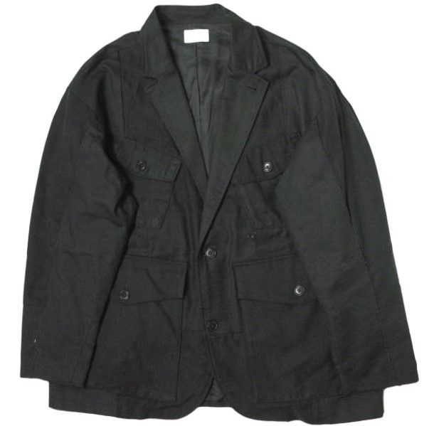 CHANGES チェンジーズ 日本製 REMAKE ARMY COVERALL JACKET リメイクアーミーカバーオールジャケット Free  BLACK ミリタリー ファティーグ アウター g13553 - メルカリ