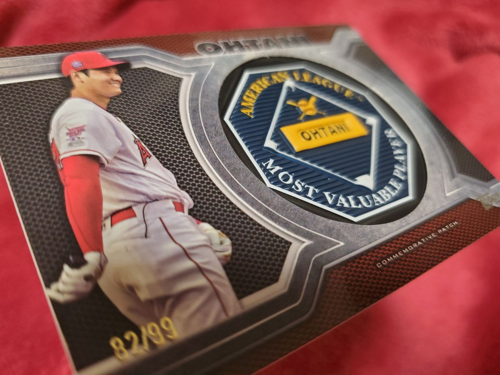 超レア 】topps 大谷翔平 MVP 99シリアルナンバー - メルカリ