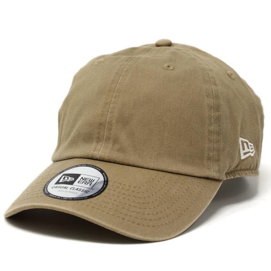 NEWERA キャップ ブランド casual classic カジュアルクラシック 無地 綿100% コットン ユニセックス ローキャップ カーキ 13562023【MB】